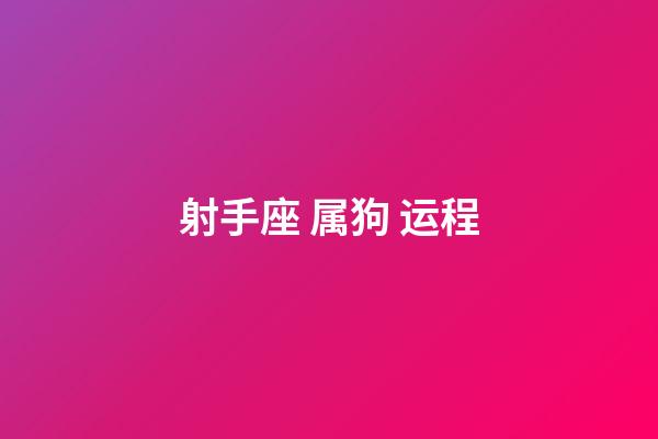 射手座 属狗 运程-第1张-星座运势-玄机派